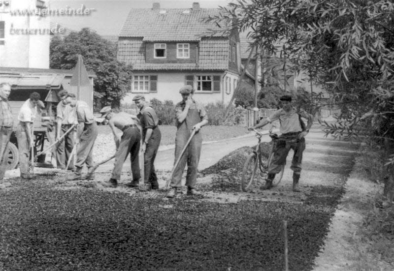 Straenbau Hildburghuser Strae 50er Jahre
