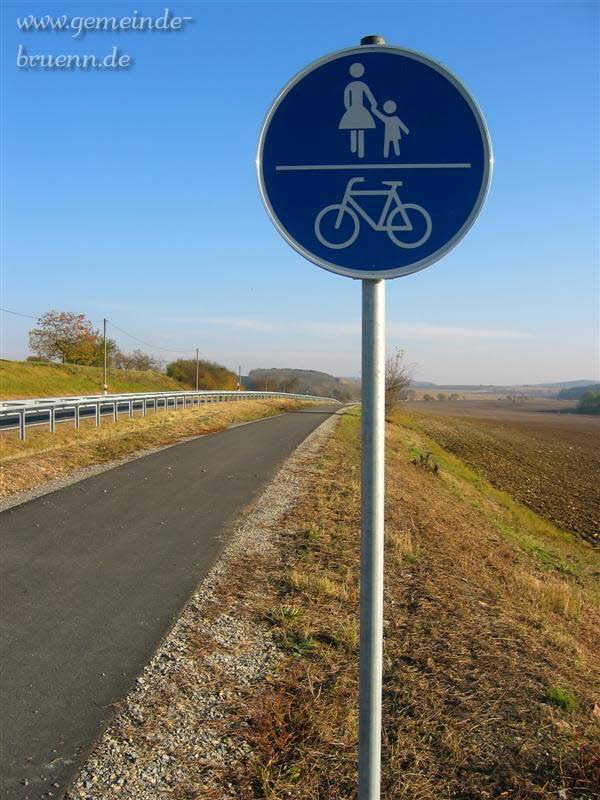 Der neue Fahrradweg