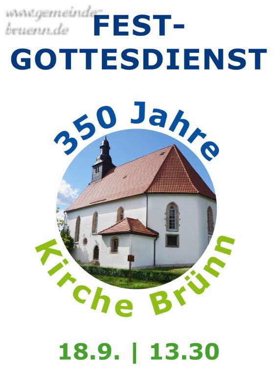 350 Jahre Kirche Brnn - Festgottesdienst 18.09.2022