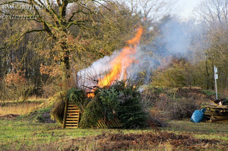 Christbaumverbrennung Brnn 11.01.2020